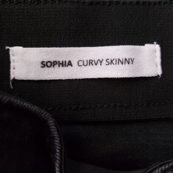 Tribal Sophia Curvy Jeans Womens 28 Black Stretch Denim - Picture 9 of 11